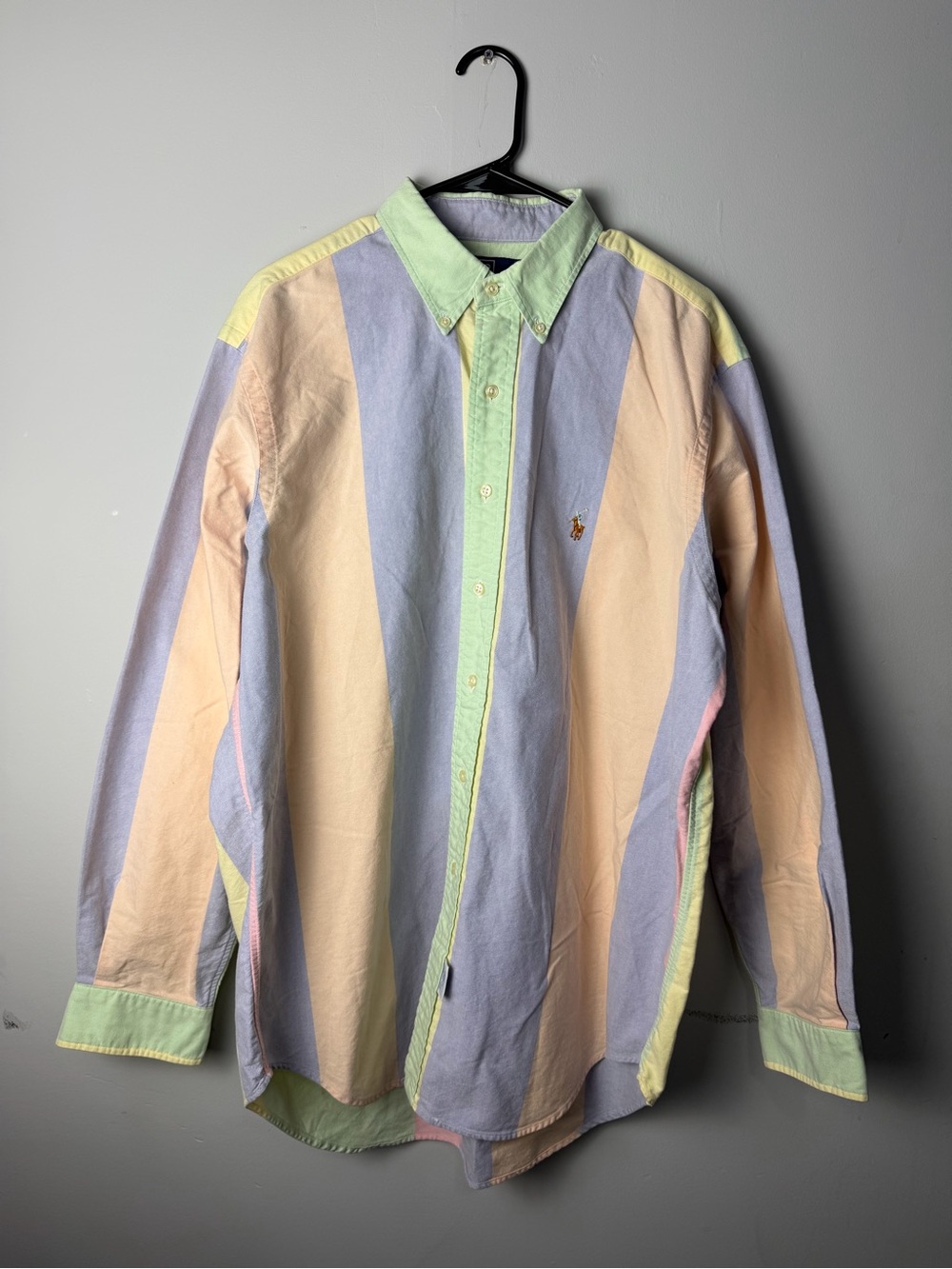 Ralph Lauren 90’s Pastel Striped Button-Down